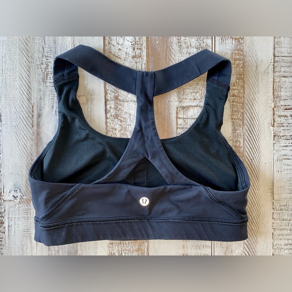 lululemon athletica Midnight Black Sports Bra
